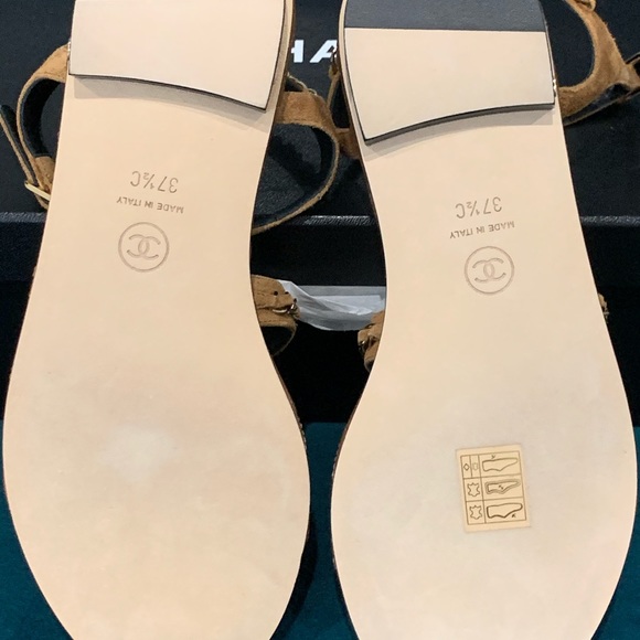 Sold- Chanel Sandals size 37.5 - Picture 6 of 6